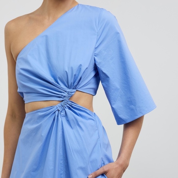 CAMILLA & MARC Blue Cut-out Detail Maxi Dress - Picture 4 of 7